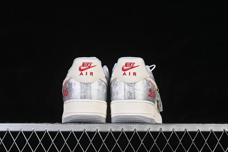 All Categories Nk Air Force 1 Air Force Series Nk Air Force 1 Low Air Force Low Nike Air Force 1'07 Low Year of the Horse Limited Beige Silver Gray Air Force One Low Casual Shoes DF0188-141
